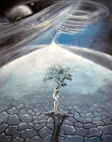 Pintura titulada "L'alpha d'une vie" por Sylvie, Le Chant Du Vent, Obra de arte original, Pastel