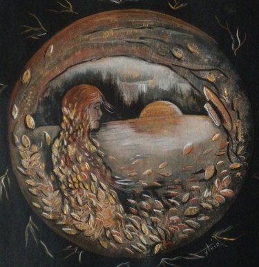 Peinture intitulée "Anne with an E" par Sylvie, Le Chant Du Vent, Œuvre d'art originale, Acrylique