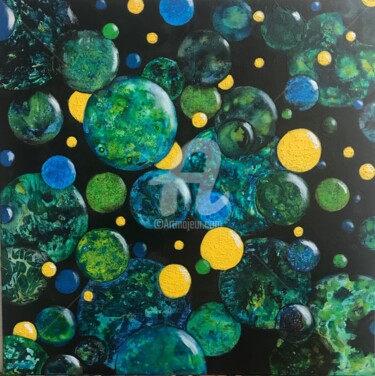 Картина под названием "Bubbles" - Sbx, Подлинное произведение искусства, Акрил