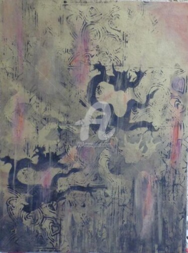 Painting titled "dragons" by Sbx, Original Artwork
