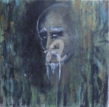 Pintura intitulada "l'aveugle" por Sbx, Obras de arte originais