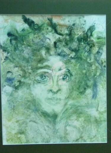 Painting titled "Médusa" by Sbx, Original Artwork