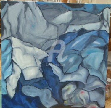 Painting titled "un tas de "linge sa…" by Sbx, Original Artwork