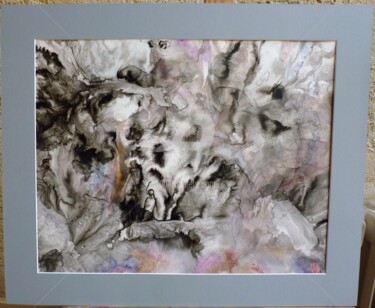 Painting titled "encre n°6" by Sbx, Original Artwork