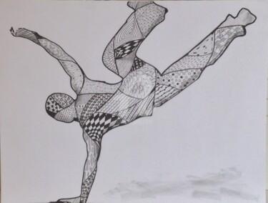 Drawing titled "Break dance" by Sbx, Original Artwork