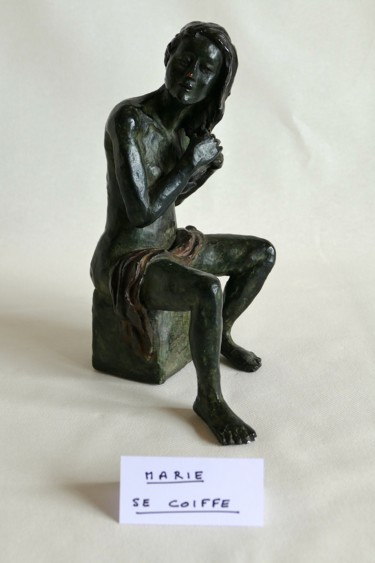 Sculpture intitulée "marie-sc-3-8-l10500…" par Sylheme, Œuvre d'art originale, Métaux