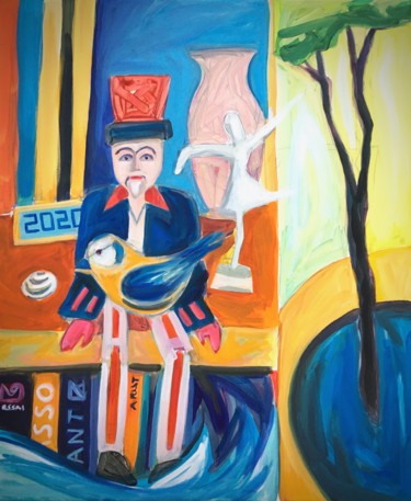 Peinture intitulée "RÊVE" par Sylvie Galard, Œuvre d'art originale, Acrylique