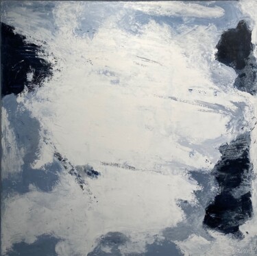 Schilderij getiteld "Head in the clouds" door Sylvie Hamou, Origineel Kunstwerk, Acryl