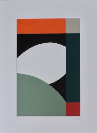 绘画 标题为“A colourful existen…” 由Sylvie Hamou, 原创艺术品, 丙烯 安装在纸板上