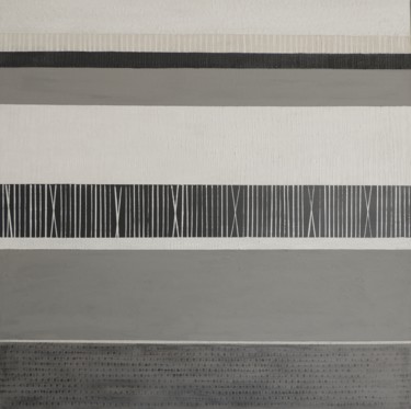 Pintura titulada "Nuances grises" por Sylvie Hamou, Obra de arte original