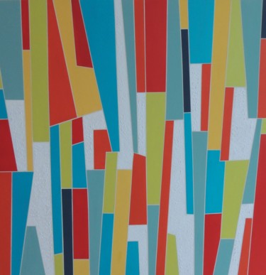 Malarstwo zatytułowany „Spectral colors II” autorstwa Sylvie Hamou, Oryginalna praca, Akryl