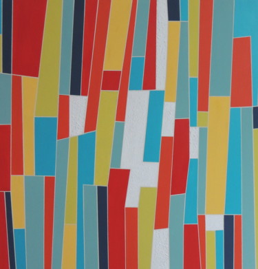 Spectral colors I Painting titled "Spectral colors I" by Sylvie Hamou, Original Art, Acrylic