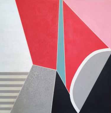 제목이 "Pink perspectives"인 미술작품 Sylvie Hamou로, 원작, 아크릴