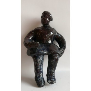 雕塑 标题为“ASSISE 2” 由Sylviehebrard, 原创艺术品, 陶瓷