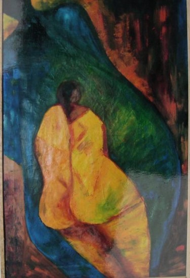 Peinture intitulée "Dos de Femmes" par Sylviehebrard, Œuvre d'art originale