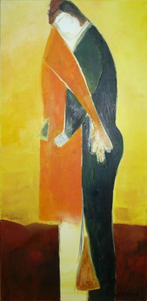 Painting titled "Unité" by Sylviehebrard, Original Artwork, Oil