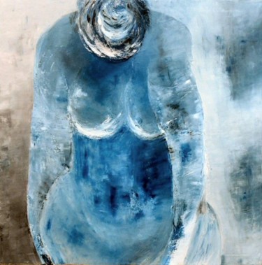 Malerei mit dem Titel "Inspiration" von Sylviehebrard, Original-Kunstwerk, Öl