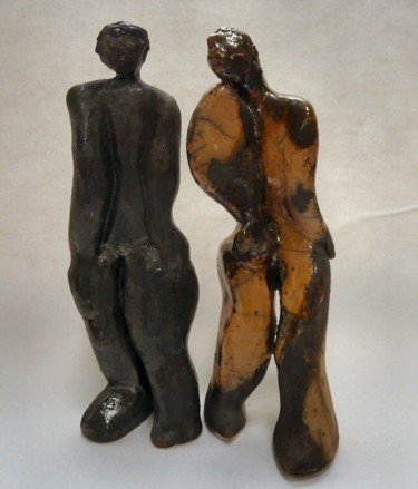 Sculpture titled "Complexe" by Sylviehebrard, Original Artwork, Ceramics