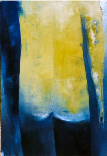 Картина под названием "Dos" - Sylviehebrard, Подлинное произведение искусства, Масло
