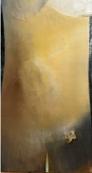 Painting titled "LUMIERE" by Sylviehebrard, Original Artwork, Oil