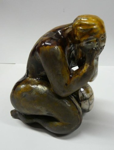 Sculpture intitulée "Patience.JPG" par Sylviehebrard, Œuvre d'art originale, Céramique