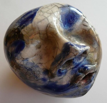 Sculpture titled "Terre" by Sylviehebrard, Original Artwork, Ceramics