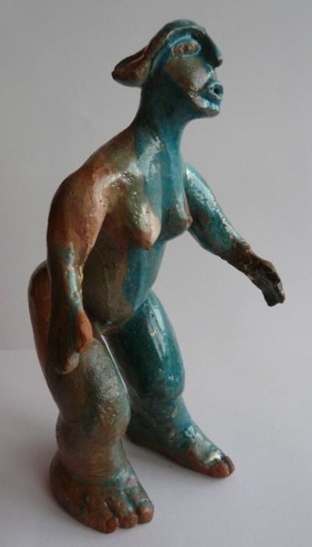 Sculpture intitulée "Vague" par Sylviehebrard, Œuvre d'art originale, Céramique