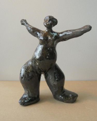 Sculpture titled "Série Swing N°5" by Sylviehebrard, Original Artwork, Ceramics