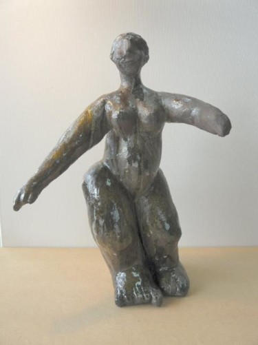 Sculpture titled "Swing" by Sylviehebrard, Original Artwork, Ceramics