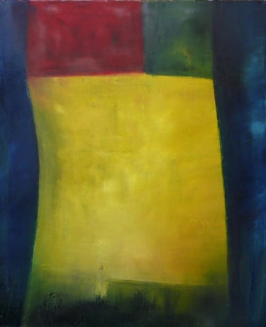 Painting titled "Espace" by Sylviehebrard, Original Artwork, Oil