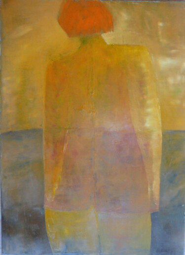 Картина под названием "ROUQUINE" - Sylviehebrard, Подлинное произведение искусства, Масло Установлен на Деревянная рама для…