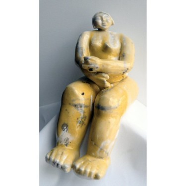Скульптура под названием "PAUSE" - Sylviehebrard, Подлинное произведение искусства, Керамика