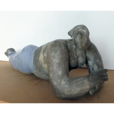 Sculpture titled "Baigneuse" by Sylviehebrard, Original Artwork, Ceramics