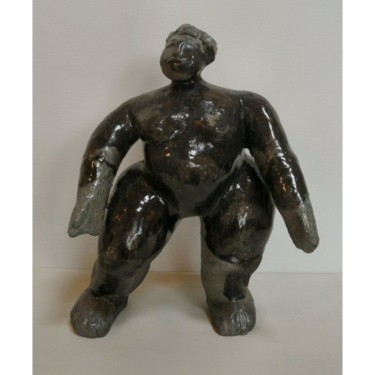 Sculpture intitulée "PETITE DAME" par Sylviehebrard, Œuvre d'art originale, Céramique
