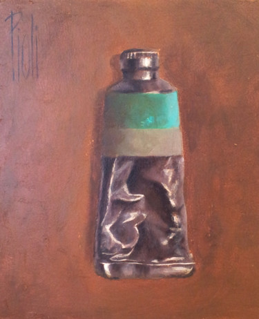 Peinture intitulée "Le tube II" par Sylvie Pioli, Œuvre d'art originale, Autre
