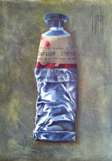 Peinture intitulée "Un tube de chez Ler…" par Sylvie Pioli, Œuvre d'art originale, Huile