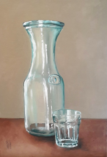 Malerei mit dem Titel "transparence" von Sylvie Pioli, Original-Kunstwerk, Öl