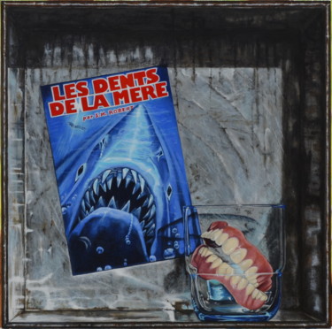 Malerei mit dem Titel "LES DENTS DE LA MÈRE" von Sylvie Robert, Original-Kunstwerk, Acryl