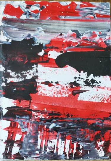 Картина под названием "Garance 3" - Sylvine Menonville, Подлинное произведение искусства, Акрил Установлен на Деревянная пан…
