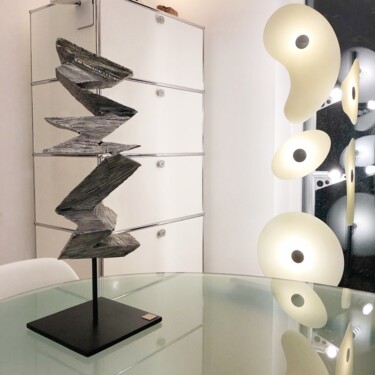 Скульптура под названием "alasan alu 3/3" - Sylvio Eisl, Подлинное произведение искусства, Алюминий