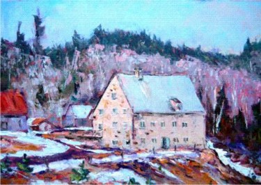 Painting titled "Moulim_LaReMi24x30D…" by Sylvio Gagnon, Original Artwork