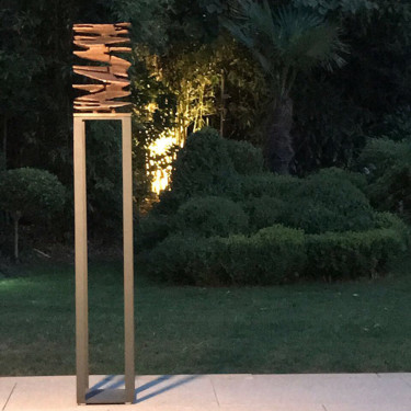 Freefloater Bronze Sculpture intitulée "Freefloater Bronze" par Sylvio Eisl, Œuvre d'art originale, Métaux