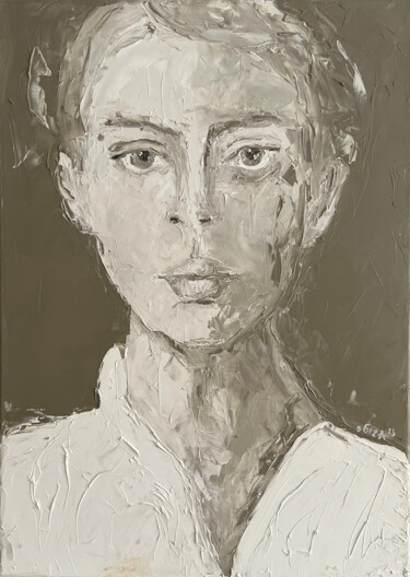 Peinture intitulée "Dla siebie" par Sylwia Giza, Œuvre d'art originale, Huile