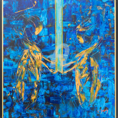 Peinture intitulée "Le don de soi" par Fabien Dessoly (Symbolic Art BZH), Œuvre d'art originale, Acrylique Monté sur Châssis…