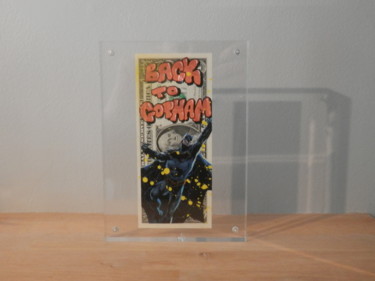 Painting titled "Back to Gotham" by Syr, Original Artwork, Spray paint