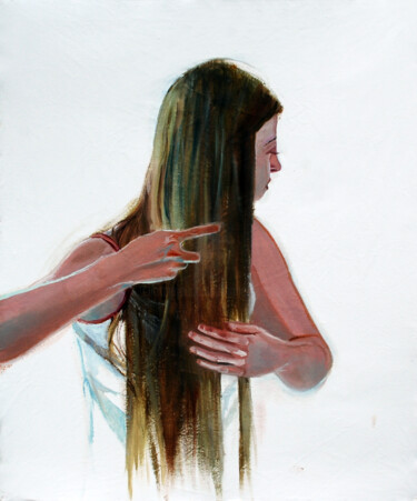 Pintura titulada "Missing object 3." por Szabrina Maharita, Obra de arte original, Oleo