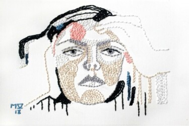 Peinture intitulée "Embroidery series -…" par Szabrina Maharita, Œuvre d'art originale, Broderie