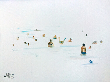 Pintura titulada "Summer" por Szabrina Maharita, Obra de arte original, Acuarela