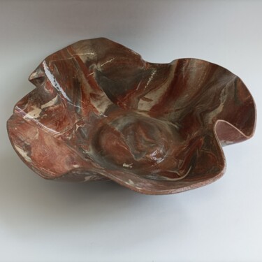 Design intitulée "gray marble" par Michał Szlaski, Œuvre d'art originale, Art de la table