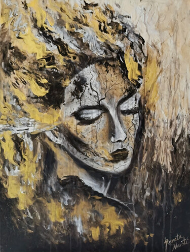Картина под названием "WITCH LEGEND OF SZE…" - Renata Maroti, Подлинное произведение искусства, Акрил